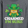 Men's - Garfield - Charmed I'm Sure St. Patrick's Day Long Sleeve Graphic T-Shirt - 2 of 4