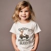 The Juniper Shop Daddy's Hunting Buddy Toddler Short Sleeve Tee - 5T - Cream - 3 of 4