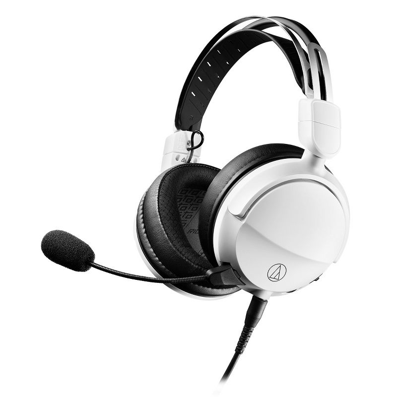 Audio-Technica ATH-GL3 Closed-Back High-Fidelity Gaming Headset (White), 1 of 13