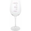 Pavilion Gift Company - W. I. N. O. S. - 12 oz Crystal Wine Glass - Drinkware - 4 of 4