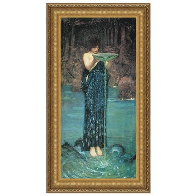 Design Toscano Circe Invidiosa, 1892: Canvas Replica Painting: Medium