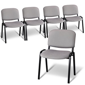 VINGLI Orange Waiting Room Chairs, Church Chairs Conference Stackable Office Guest & Reception Stacking for Office - 1 of 1