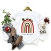 Simply Sage Market Women's Graphic Sweatshirt Boho Merry and Bright Rainbow - 3 of 4
