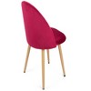 23.5"Accent Living Dining Room Velvet Chair,set of 2 - 4 of 4