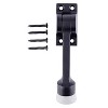 Brinks Commercial Steel Matte Brass/Black Kick-Down Door Holder Mounts to door 1 in. - 4 of 4