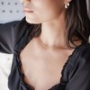 Esme Faceted Chain Necklace in Gold, Rose Gold, Silver - Honeycat - 3 of 4