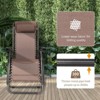 Karl Home Folding Zero Gravity Chair (Set of 2) - 4 of 4