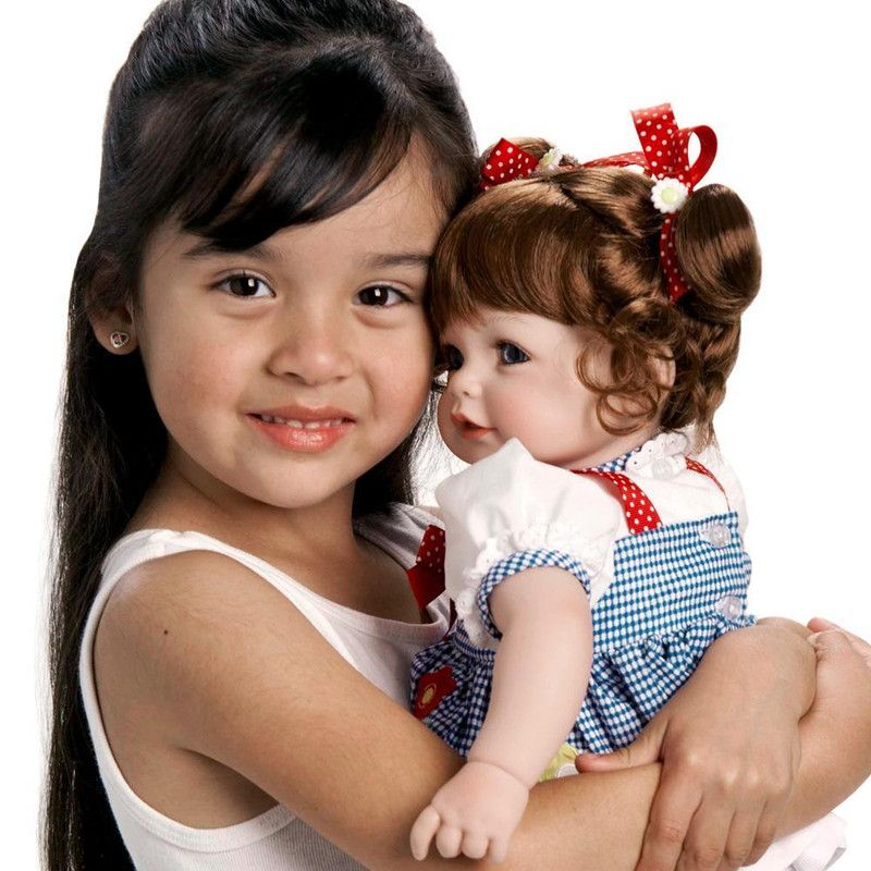 Adora Realistic Baby Doll Daisy Delight Toddler Doll - 20 inch, Soft CuddleMe Vinyl, Auburn Red Hair, Blue Eyes, 5 of 7