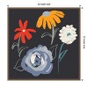 Amanti Art Flowers at Night by Robin Maria Canvas Wall Art Print Framed 22 x 22-in. - 4 of 4