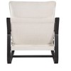 Okak Sling Accent Chair with Comfy Fabric Upholstery Cushion Metal Frame Stylish Reading Armchair for Living Room Waiting Room - 2 of 4