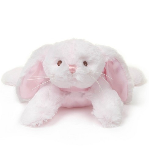 Bearington Baby Cottontail Plush Stuffed Animal Pink Bunny With Rattle 8 Inches Target