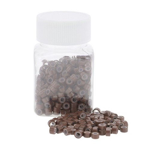 Unique Bargains Fashion Nano Hair Beads Brown 500pcs - image 1 of 4