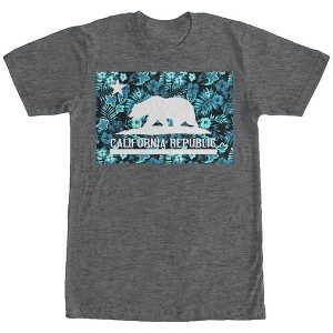 Men's Lost Gods California Floral Bear T-Shirt - 1 of 4