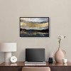 Art Remedy Rivers of Gold Blue Abstract Wall Art Framed - 2 of 4