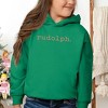 The Juniper Shop Rudolph Puff Print Toddler Graphic Hoodie - 2 of 3