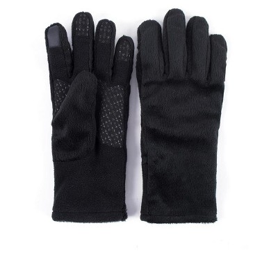 Women's Denali Fuzzy Touch Screen Gloves | Size Small/medium - Black ...