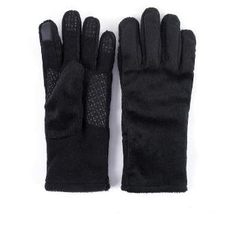 Men\'s Waterton Classic Fleece Touch Screen Gloves | Size Medium/large -  Black : Target | Fleecehandschuhe