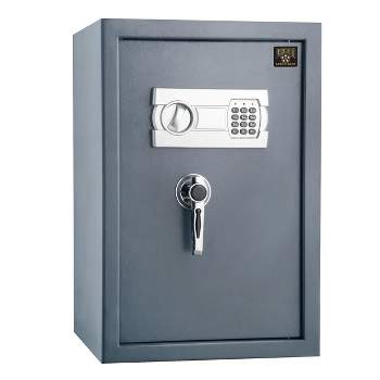 Fleming Supply Electronic Digital Safe and Lockbox - Dark Gray