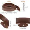 Unique Bargains Plastic Garden Edging with Spikes 2 Sets - 3 of 4