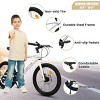 SEVOBAL Bicycles 20 Inch Kids Bike 7 Speed Dual Disc Brakes Lightweight Steel Frame for Boys and Girls, White, 55.9"*21.2"*31.5" - 2 of 4