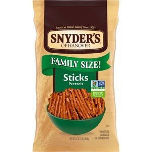 Snyder's of Hanover Pretzel Sticks Family Size - 16oz - 1 of 4