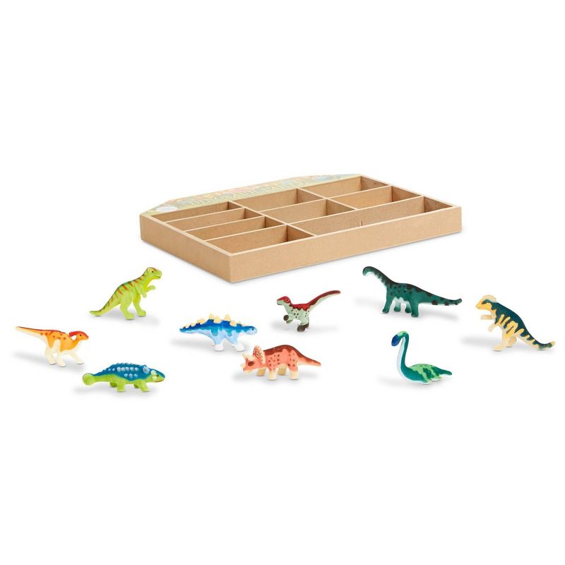 Melissa &#38; Doug Dinosaur Party Play Set - 9 Collectible Miniature Dinosaurs in a Case, 5 of 11