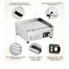 Coucheta Commercial Electric Griddle - 1500W Countertop, Non-Stick 110V Teppanyaki Flat Top Grill, Adjustable Temperature 122°F-572°F - 3 of 4