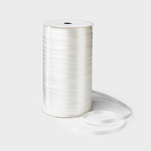 Curling ribbon 10mm x 250m milk white