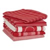 Design Imports  Foodie Everyday Dishtowel & Dishcloth Set 5 Piece, Red, Dt 18X28", Dc 13X13" - 2 of 4