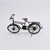 Decorative Old School Cycle Miniature – 19x4.5x12"  Vintage Iron & Wood Table Accent Sculpture - 3 of 4