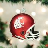 Old World Christmas Blown Glass Ornament for Christmas Tree, WSU Football Helmet - 2 of 3