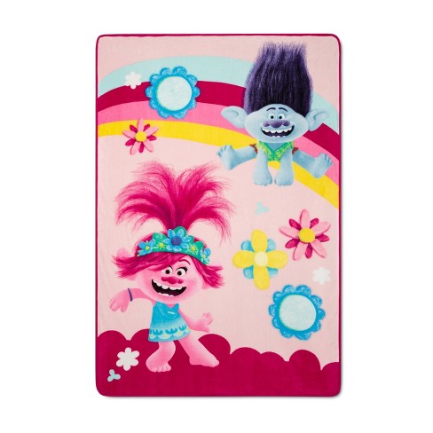 Trolls 2 World Tour 62 X90 Twin Poppy And Branch Bed Blanket