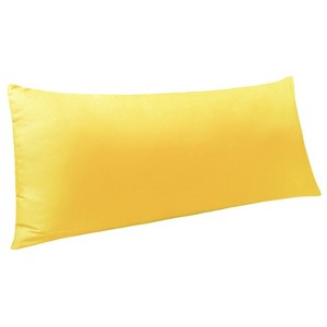 Brushed Microfiber Body Pillowcase, Super Soft Body Pillow Cover with Envelope Closure, 20x54 Inches - NTBAY - 1 of 4