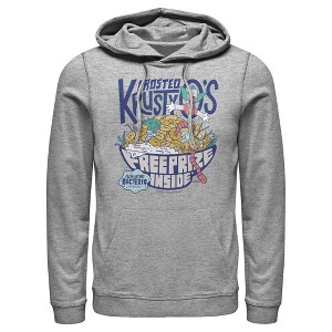 Men's The Simpsons Frosted Krusty O's Pull Over Hoodie - 1 of 4