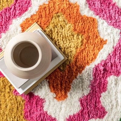 Bohemian Bliss Multicolor Handmade Shag Area Rug 4' x 6'