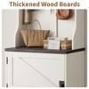 77" Modern Hall Tree with Shoe Storage & Coat Rack - Sturdy Mudroom Organizer for Entryway, Hallway | Freestanding Cabinet & Hanger - 3 of 4