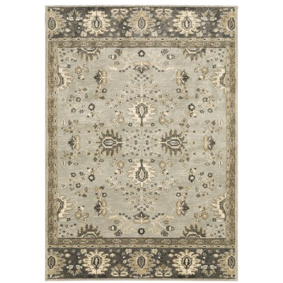 Oriental Weavers Florence 4928C Stone/ Brown Indoor Area Rug - 7'10" x 10'10"