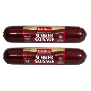Bridgford Summer Sausage 16 oz - Protein-Rich Keto-Friendly Shelf-Stable Snack - Great for Sausage Rolls and on Your Charcuterie Boards - 1 of 4