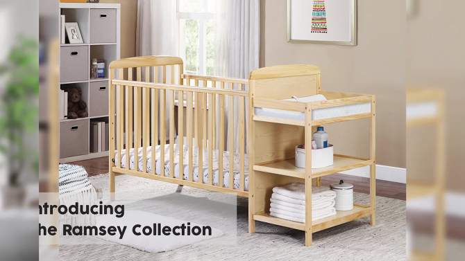 Suite Bebe Ramsey 3-in-1 Convertible Crib and Changer  - Natural, 2 of 11, play video