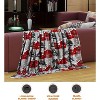 Elegant Comfort Super Soft Christmas Prints Blanket Home D¨¦cor, Warm Cozy Throws for Winter Bedding. - 3 of 4