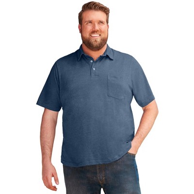 KingSize Men's Big & Tall Shrink-Less Lightweight Polo