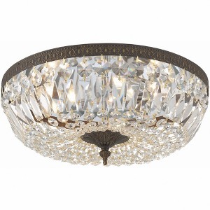 Crystorama Lighting Ceiling Mount 3 - Light Flush Mount in  English Bronze - 1 of 2