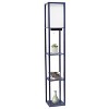 Creekwood Home Classix 62.5" 3-Tier Storage Floor Lamp with Charging Ports and Outlet - 4 of 4