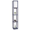 Creekwood Home Classix 62.5" 3-Tier Storage Floor Lamp with Charging Ports and Outlet - image 4 of 4