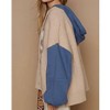 Women's FLOWER PATTERN HOODED TOP - POL - 2 of 4
