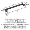 Amerock Lintel Pull for Cabinets, Drawers, and Furniture - 4 of 4