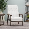 NicBex Mid Century Modern Upholstered Accent Chair,Faux Leather Armchair with High Back,Accent Chairs for Living Room,Bedroom,Office - 2 of 4
