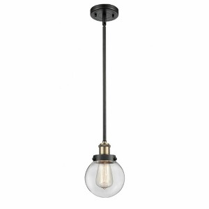 Beacon - 1 Light Stem Hung Mini Pendant In Modern Style-9 Inches Tall and 6 Inches Wide - 1 of 1