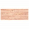vidaXL Bathroom Countertop Light Brown 47.2 in.x19.7 in.x(0.8 in.-1.6 in.) Treated Solid Wood - 3 of 4