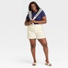 Women's High-Rise Flat-Front Chino Shorts - A New Day™ - 3 of 3